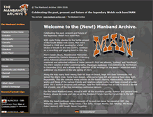 Tablet Screenshot of manband-archive.com